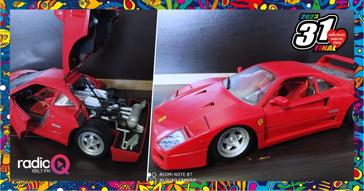 50. Model samochodu Ferrari F40 od Andrzeja