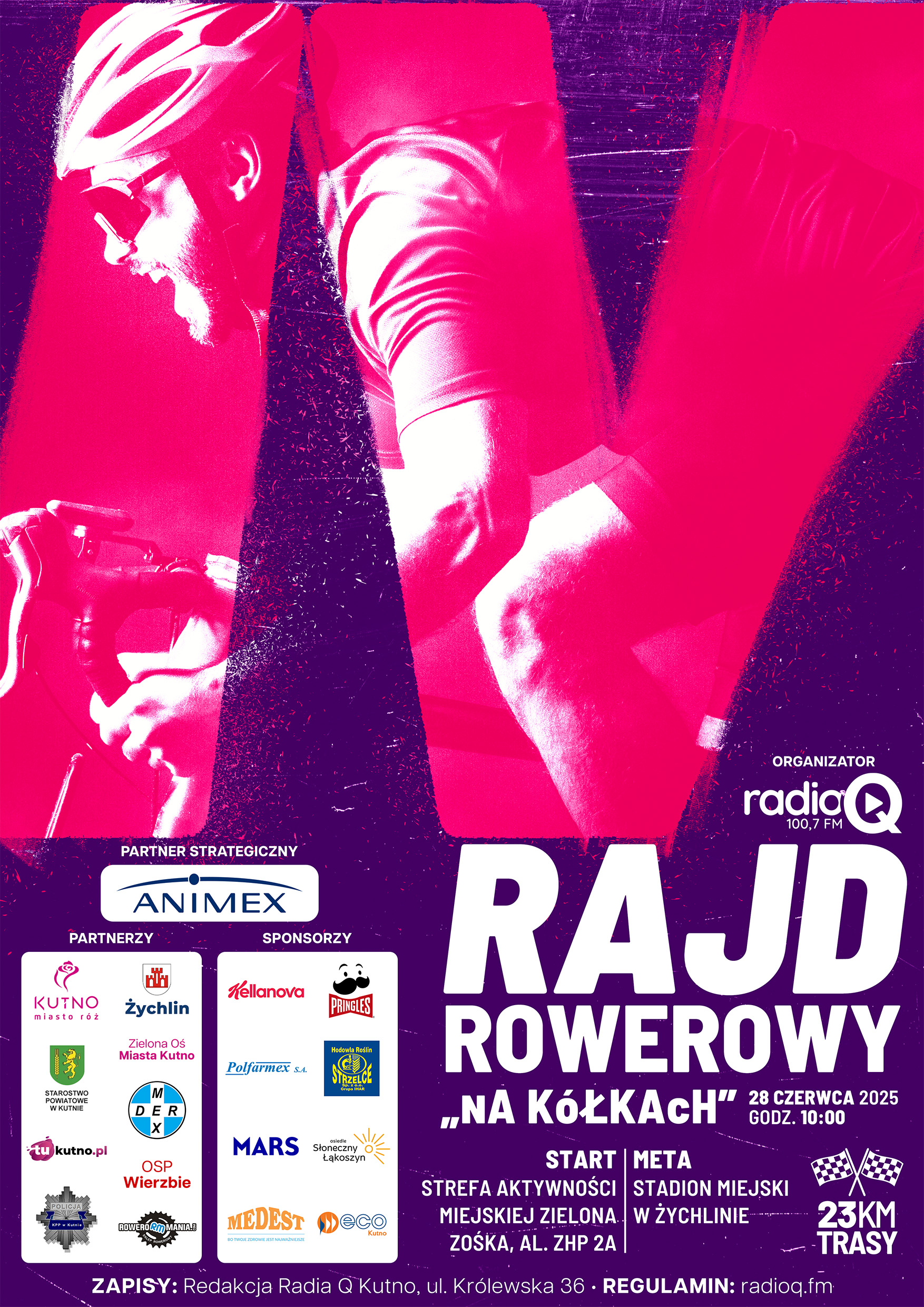 A3 Plakat IV Rajd Rowerowy Plik Poglądowy 2